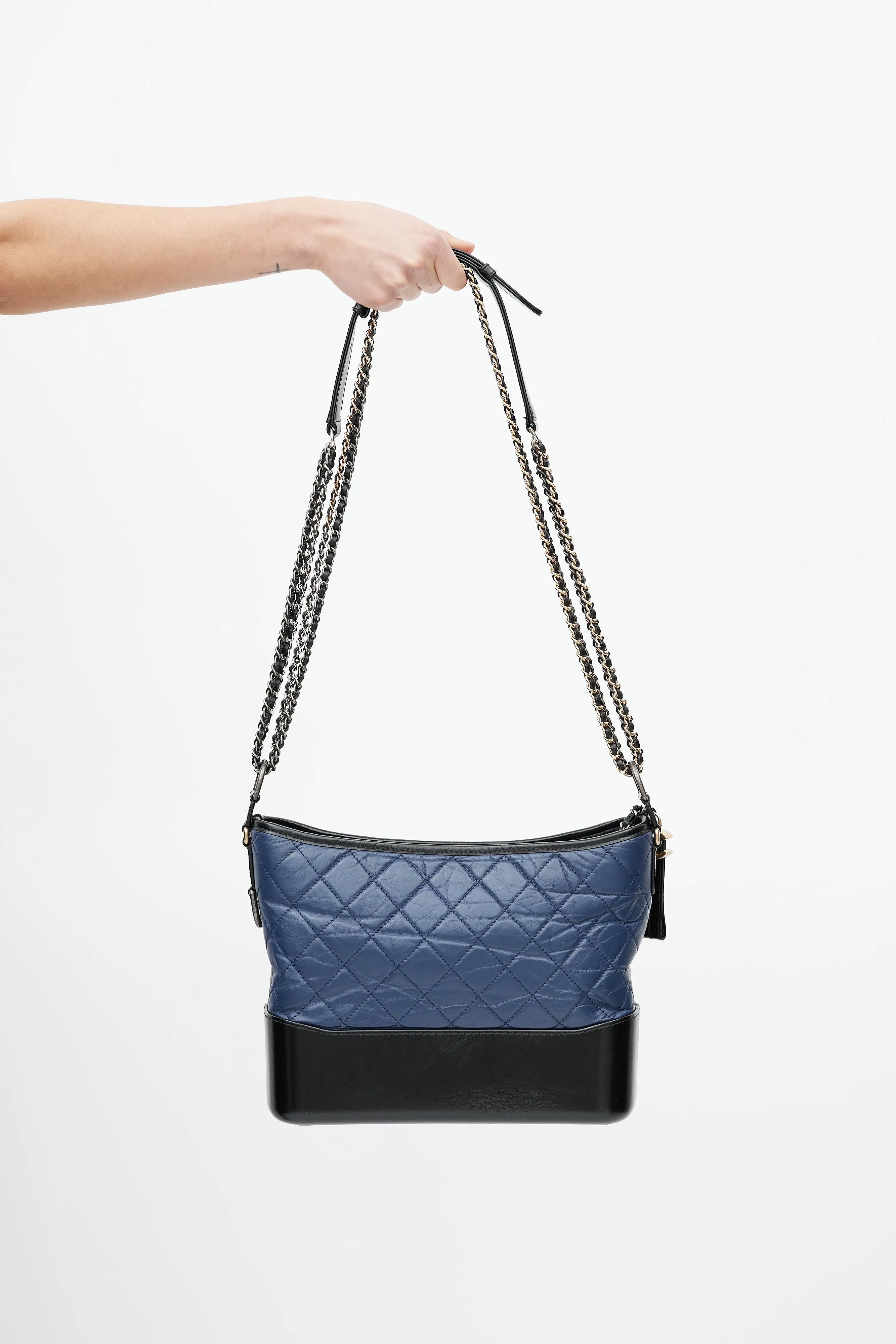2018 Black & Navy Gabrielle Crossbody Bag