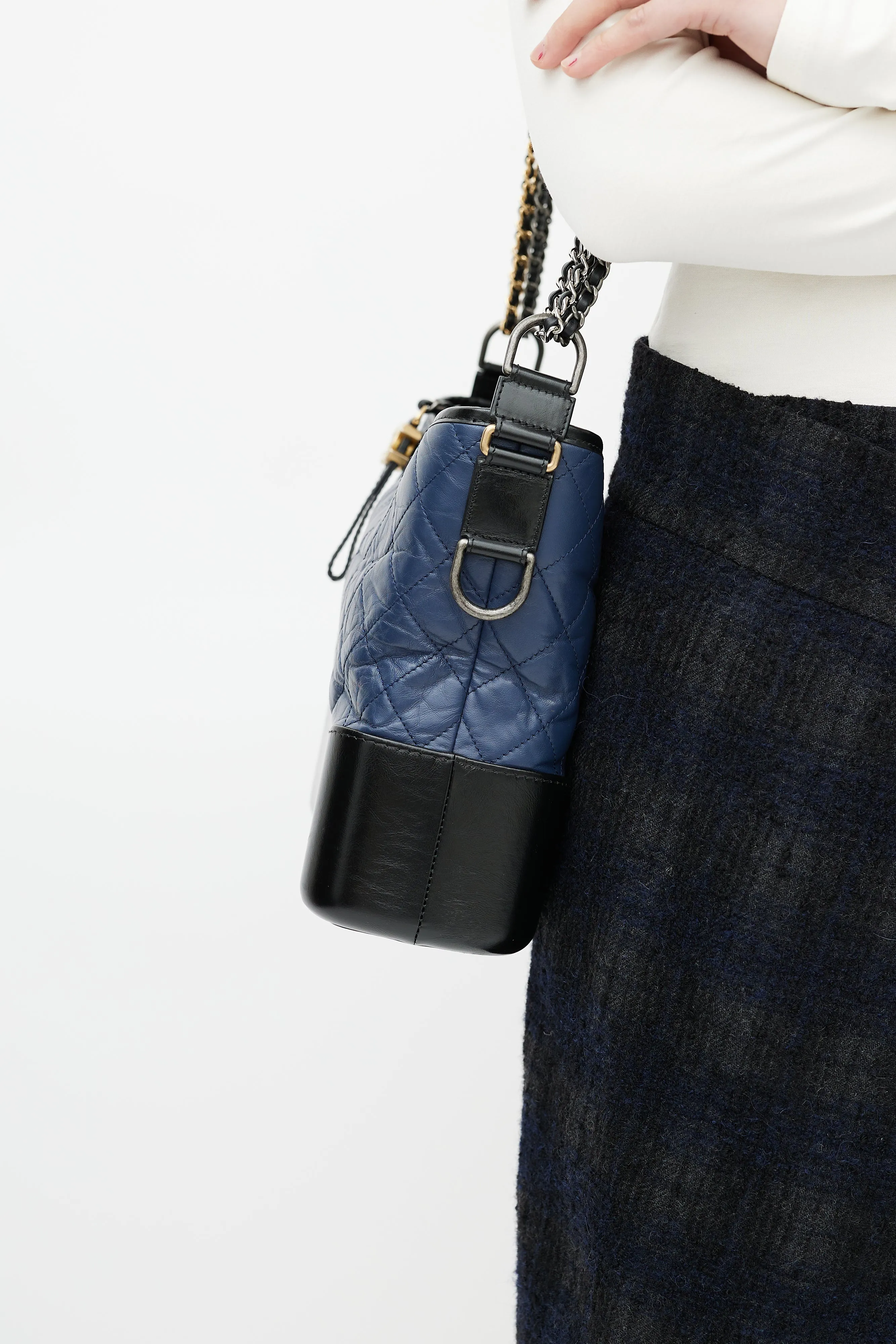 2018 Black & Navy Gabrielle Crossbody Bag