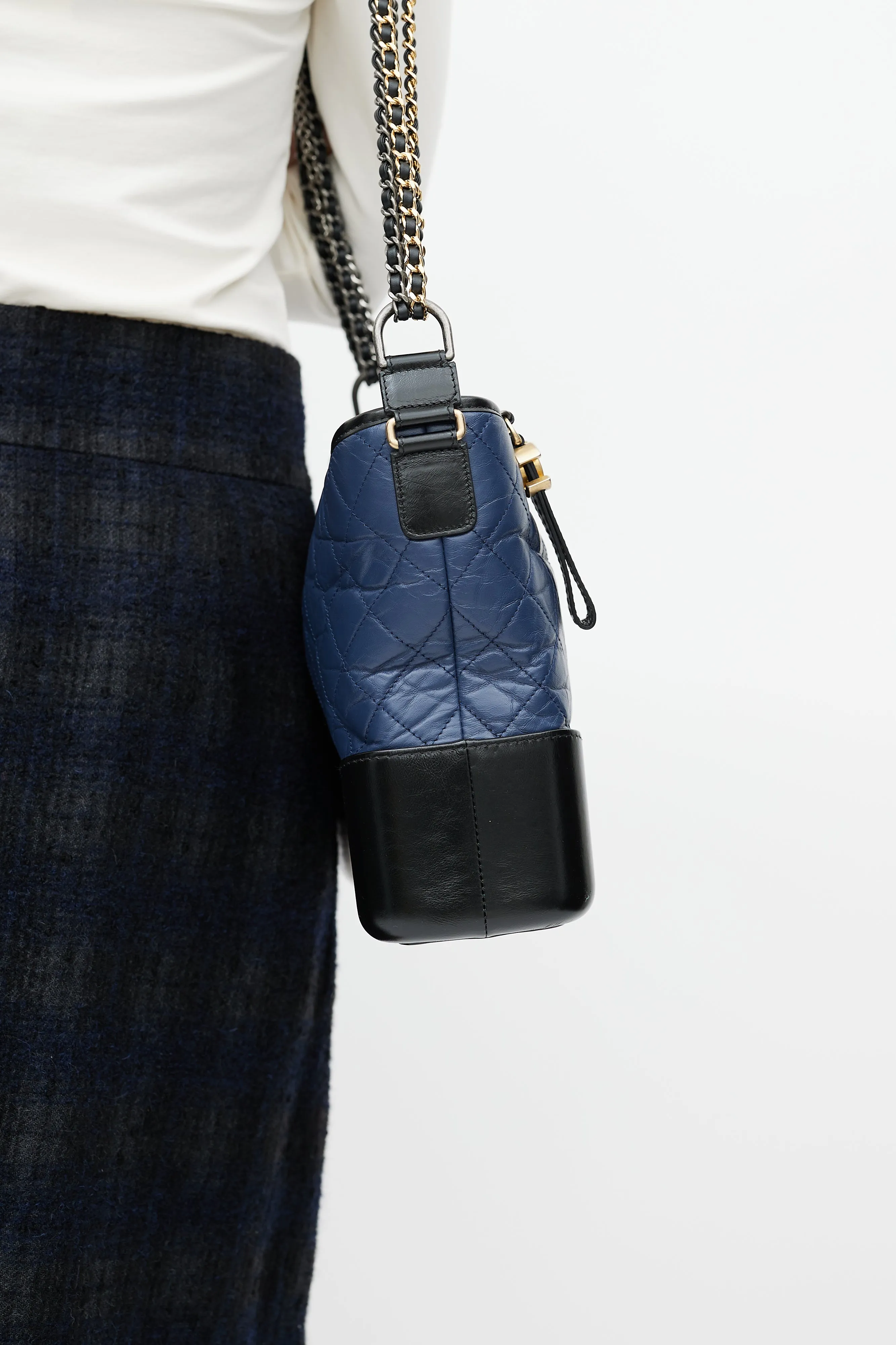 2018 Black & Navy Gabrielle Crossbody Bag