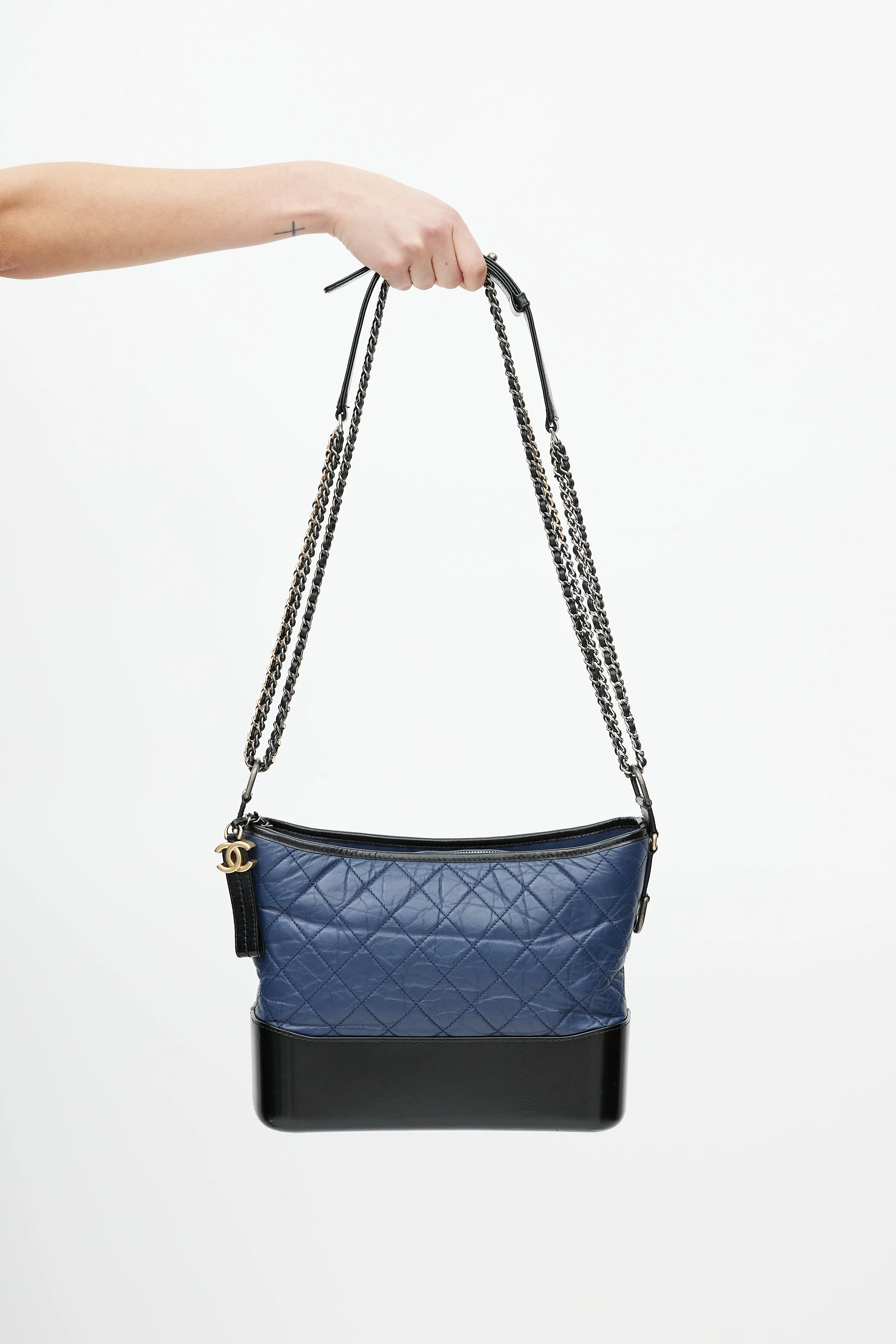 2018 Black & Navy Gabrielle Crossbody Bag