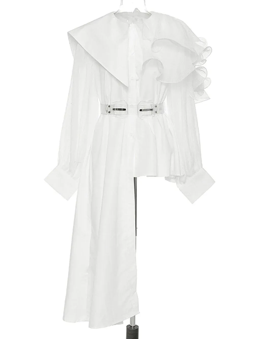 ANDY Asymmetrical Ruffled Dress