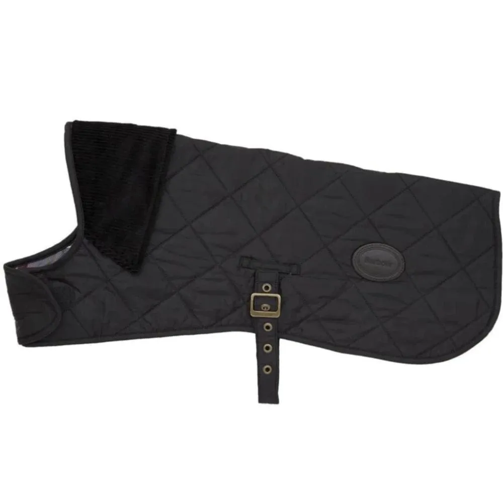 Barbour Large Quilted Dog Coat In Navy