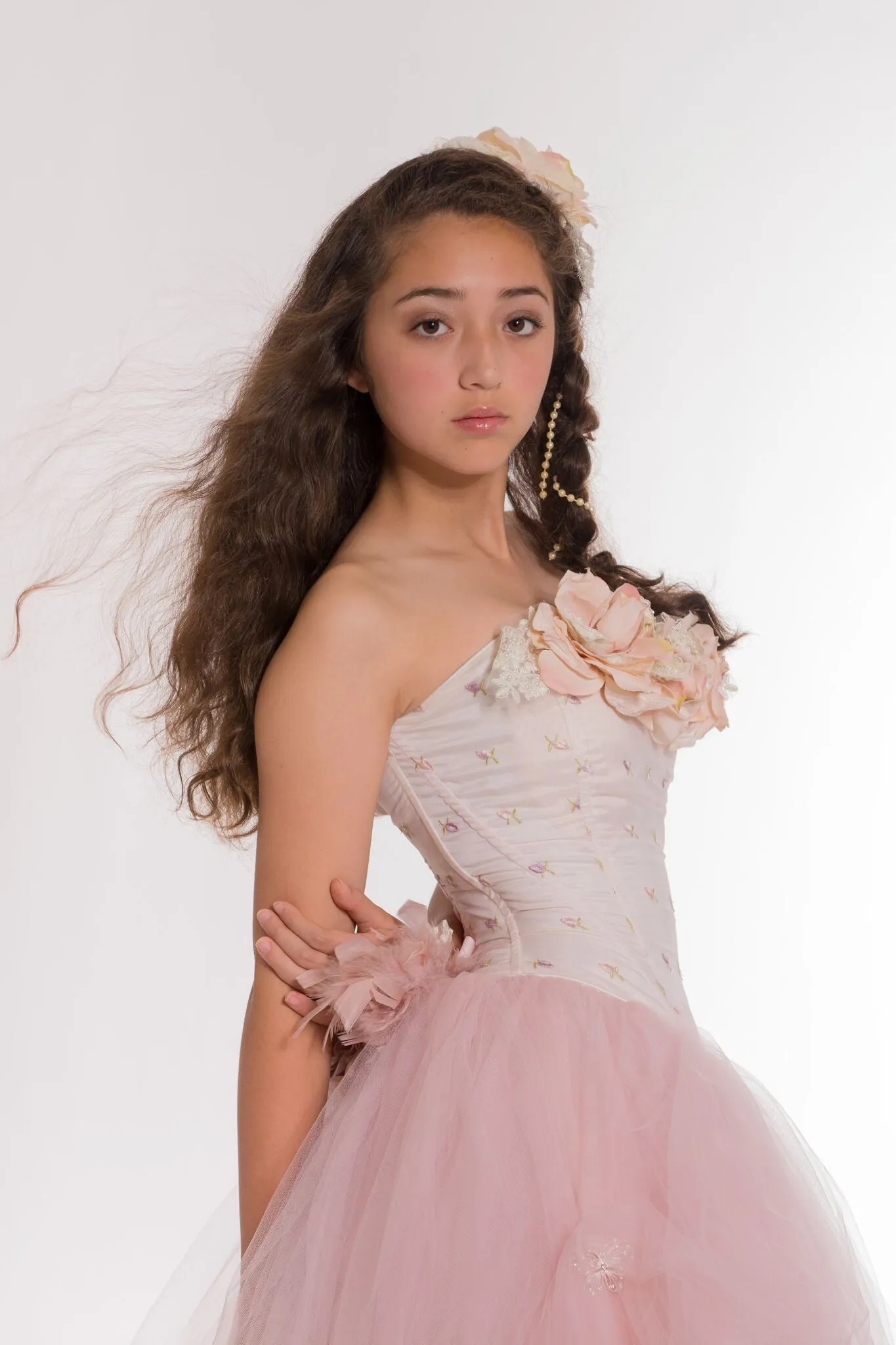 Blush Bridal Tulle Gown - Isabella