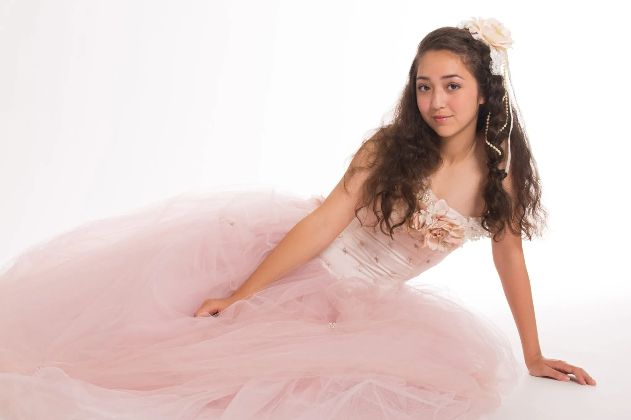 Blush Bridal Tulle Gown - Isabella