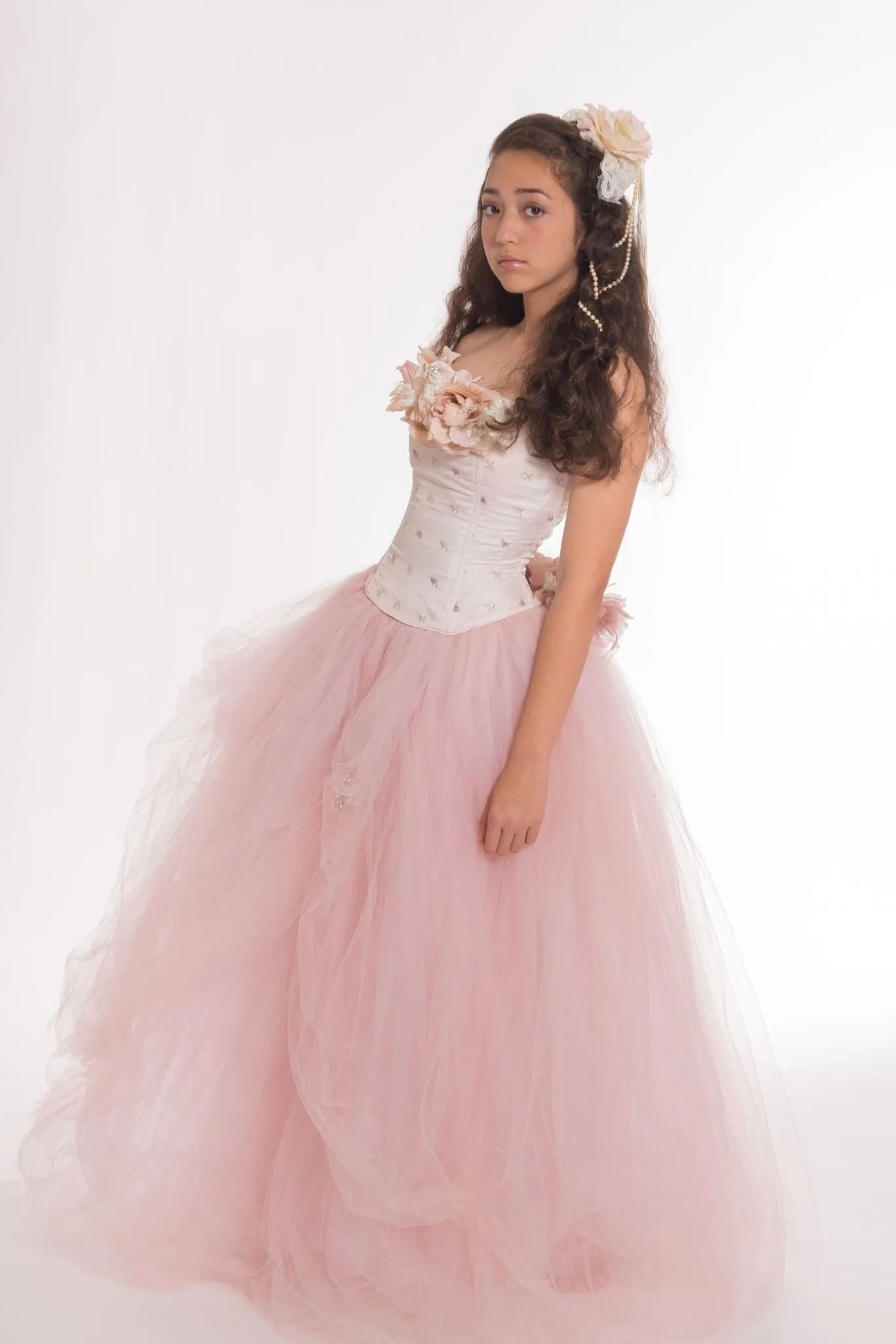 Blush Bridal Tulle Gown - Isabella