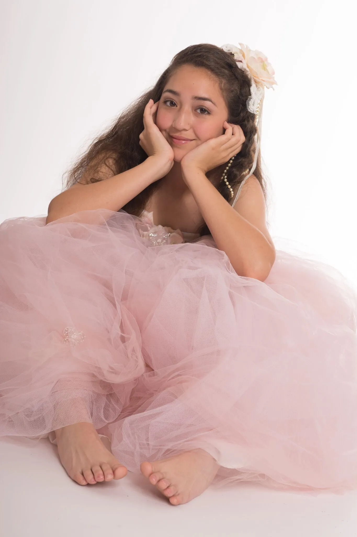Blush Bridal Tulle Gown - Isabella