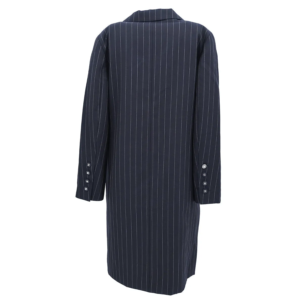 Chanel Coat Navy 96P #38