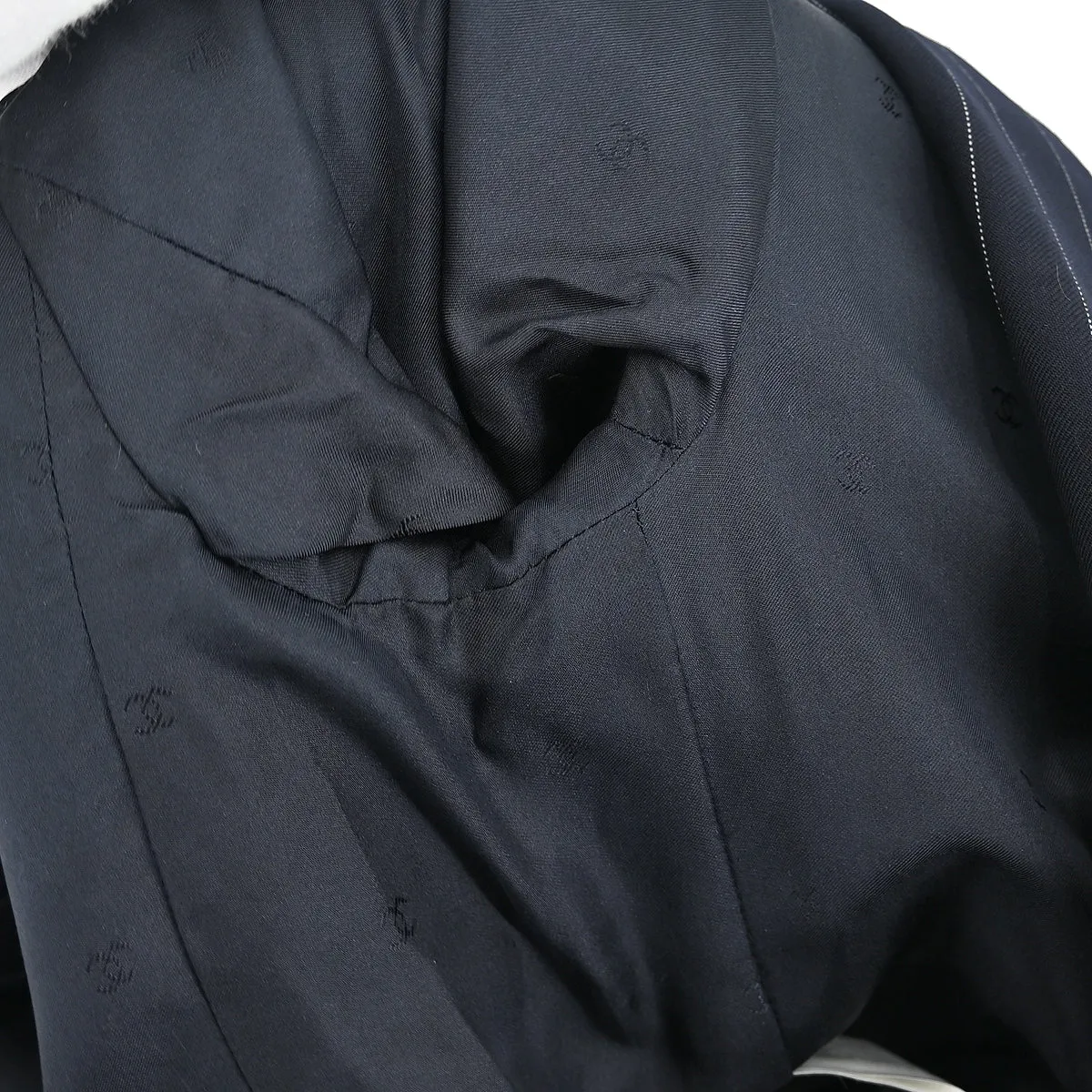Chanel Coat Navy 96P #38