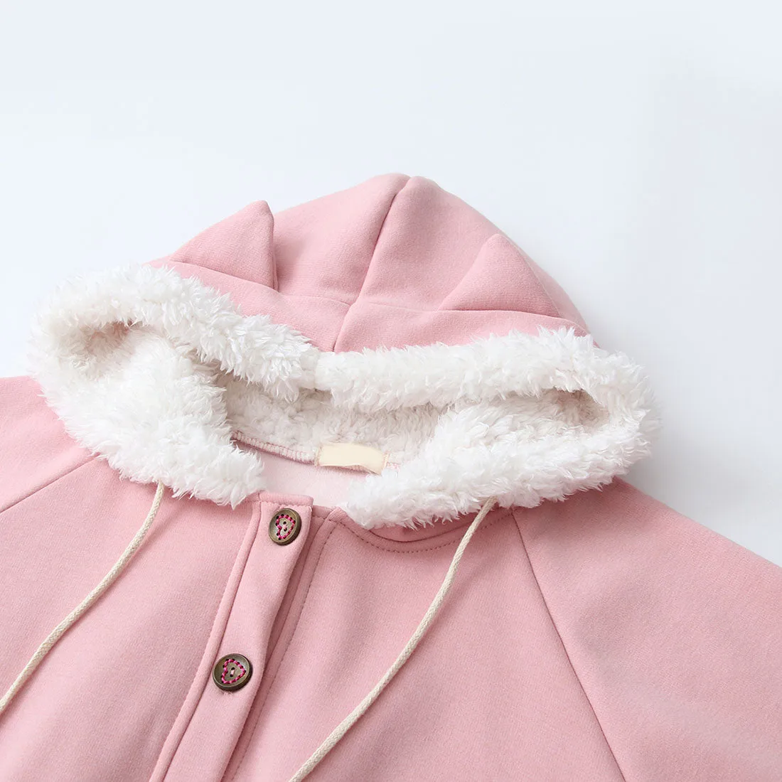 Cute Cat Inspire Plush Coat
