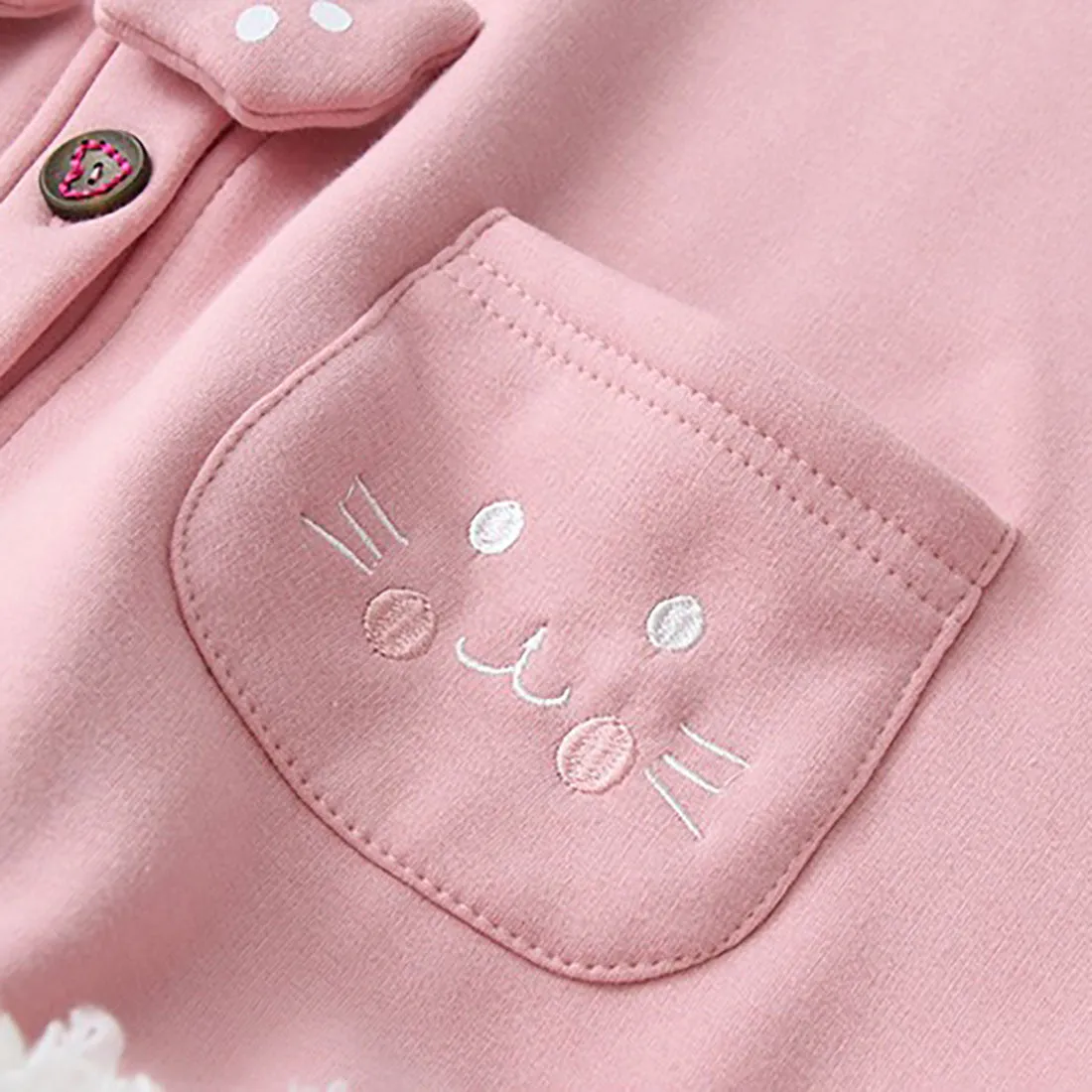 Cute Cat Inspire Plush Coat