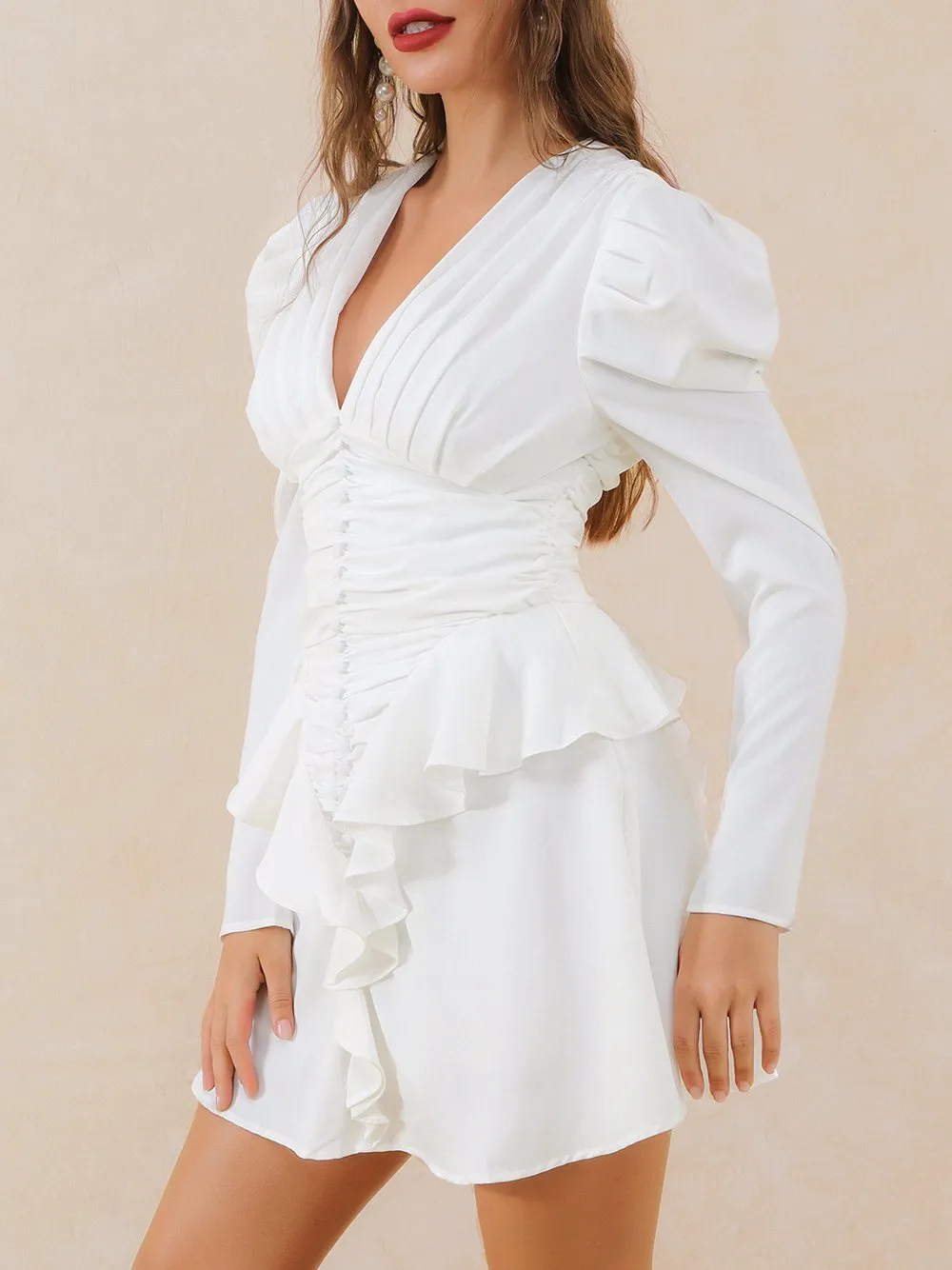 DURIN Punched Mini Dress