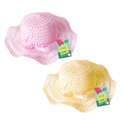 Easter Bonnet Hat with Ribbon