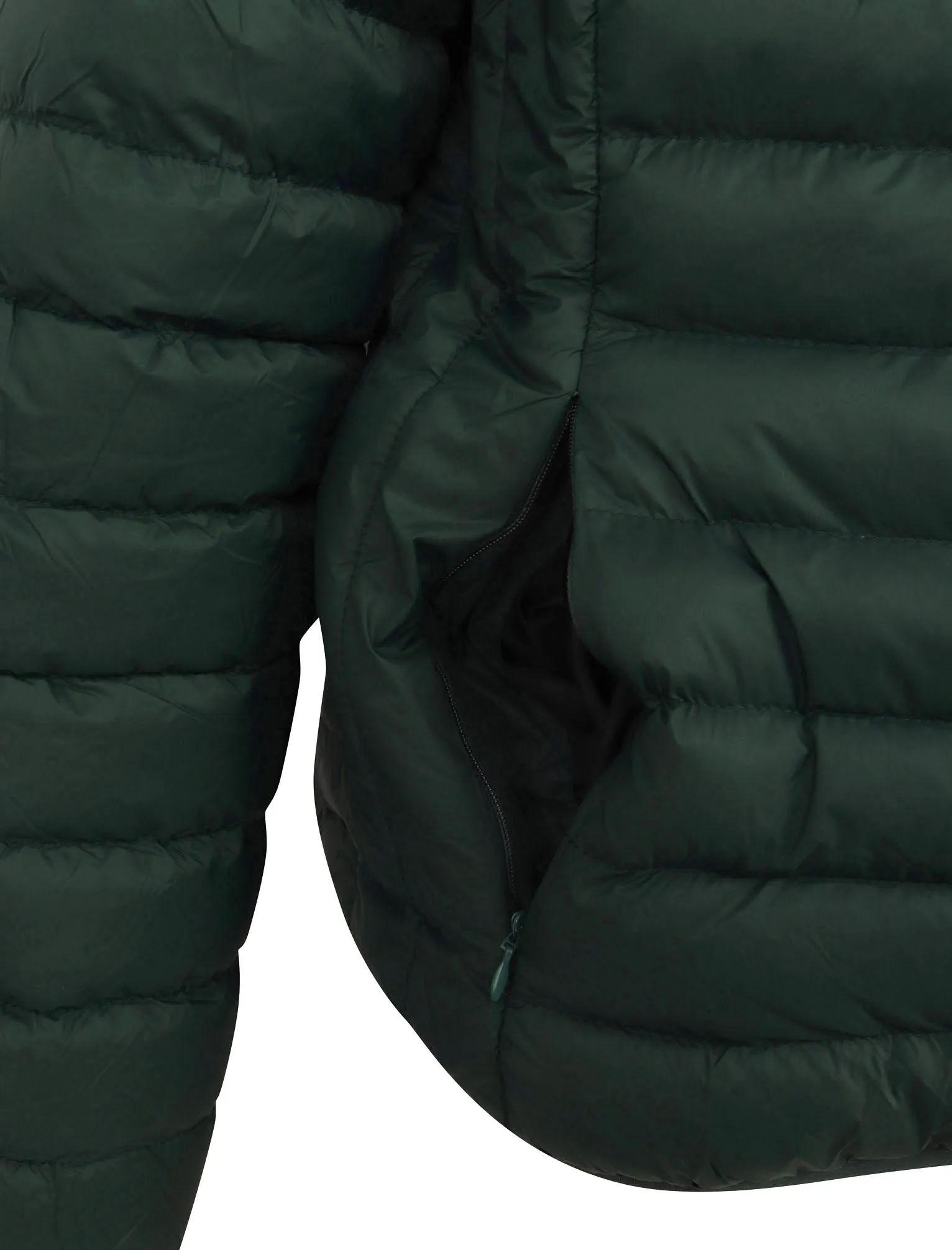 Inigo Funnel Neck Quilted Puffer Jacket in Pine Grove - Tokyo Laundry