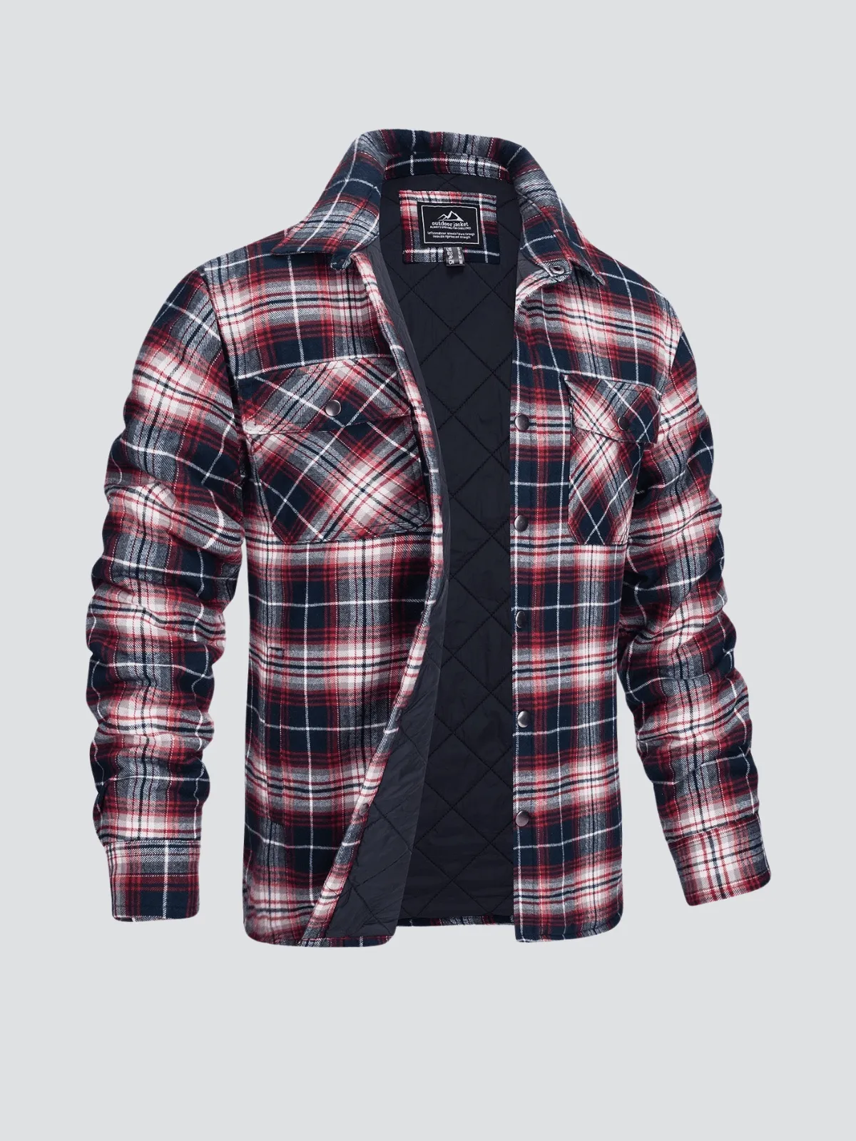 Ivar | Striped flannel jacket