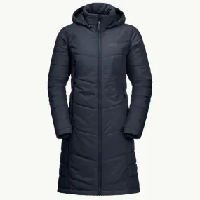 Jack Wolfskin Ladies North York Padded Coat Night Blue