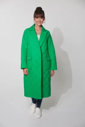 Jasper Coat Evergreen
