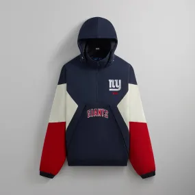Kith & '47 for the NFL: Giants Quarter Zip Anorak With Hood - Nocturnal