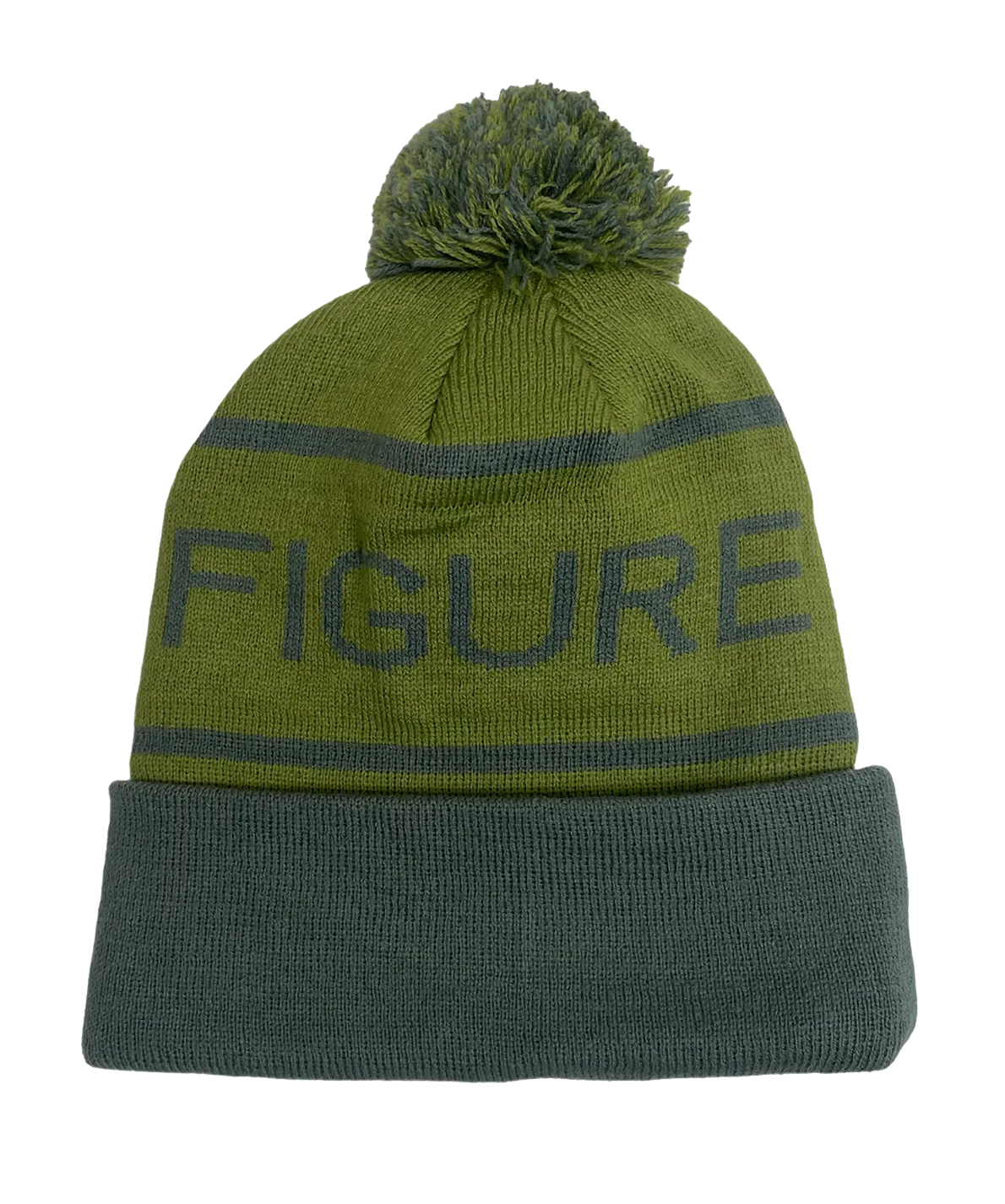Leather Pom Beanie
