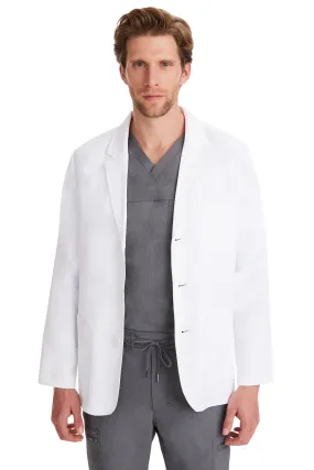 LEO MEN LABCOAT-The Minimalist by Healing Hands(White Coat)XXS-5XL/ WHITE