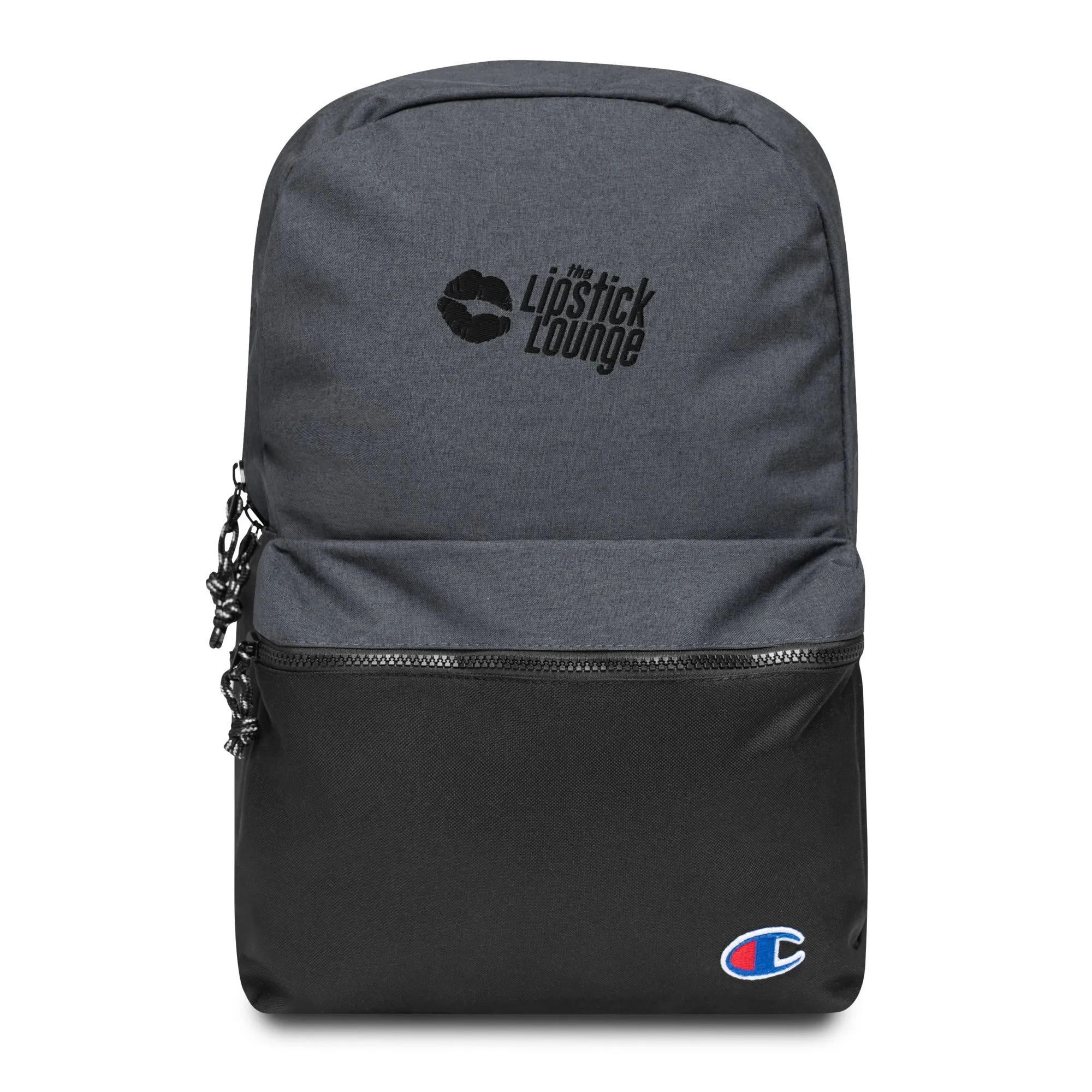 Lipstick Lounge Black Logo Champion Backpack