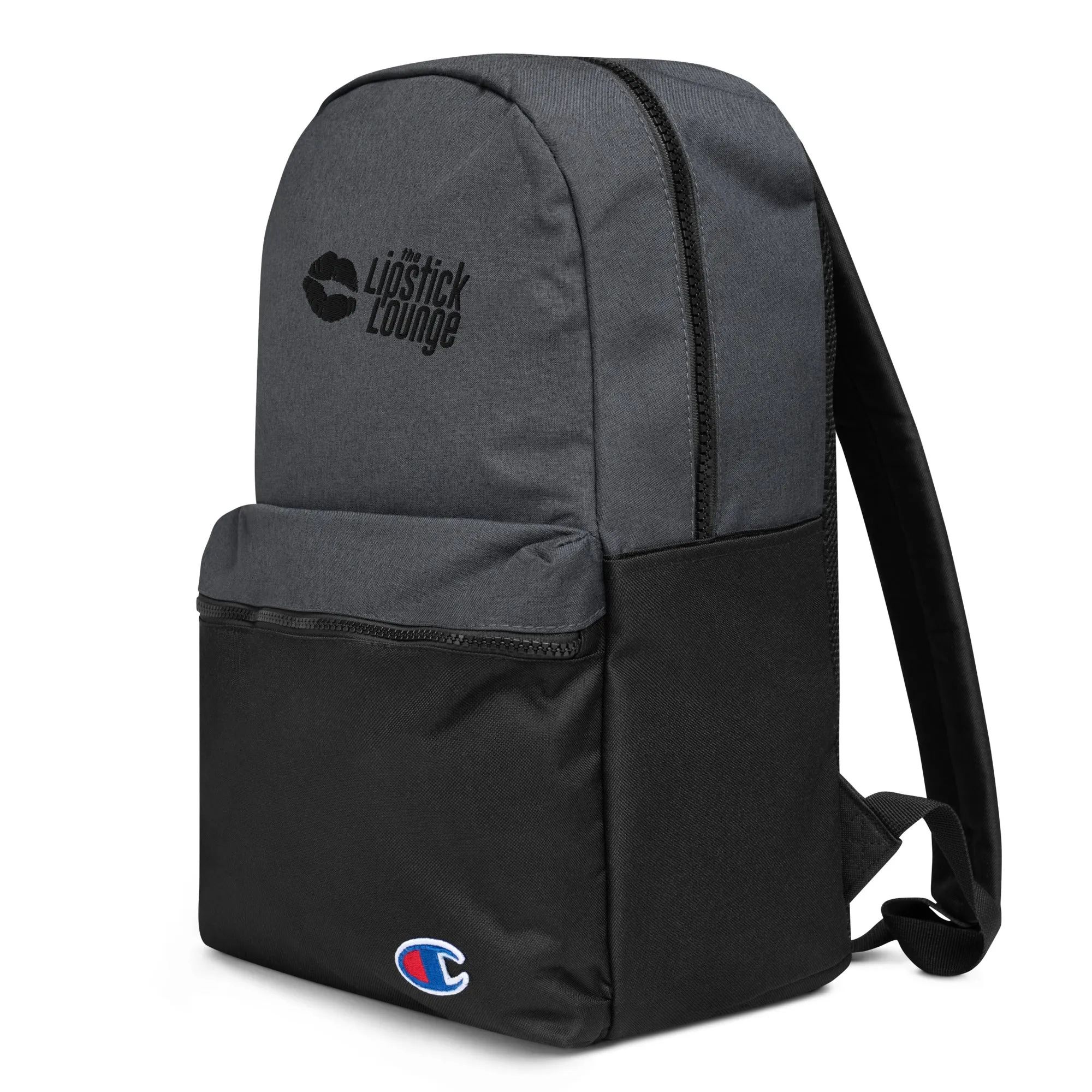 Lipstick Lounge Black Logo Champion Backpack