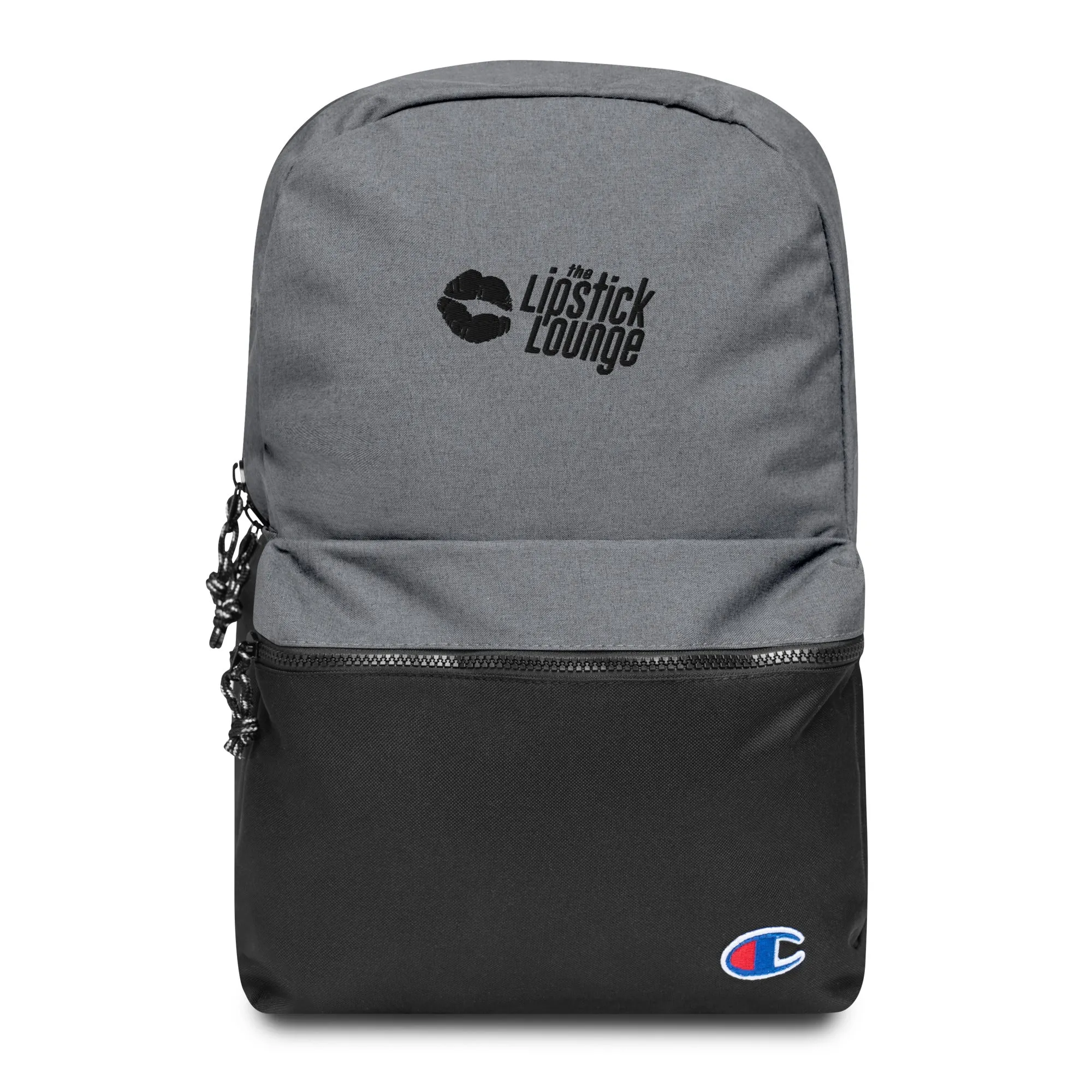 Lipstick Lounge Black Logo Champion Backpack