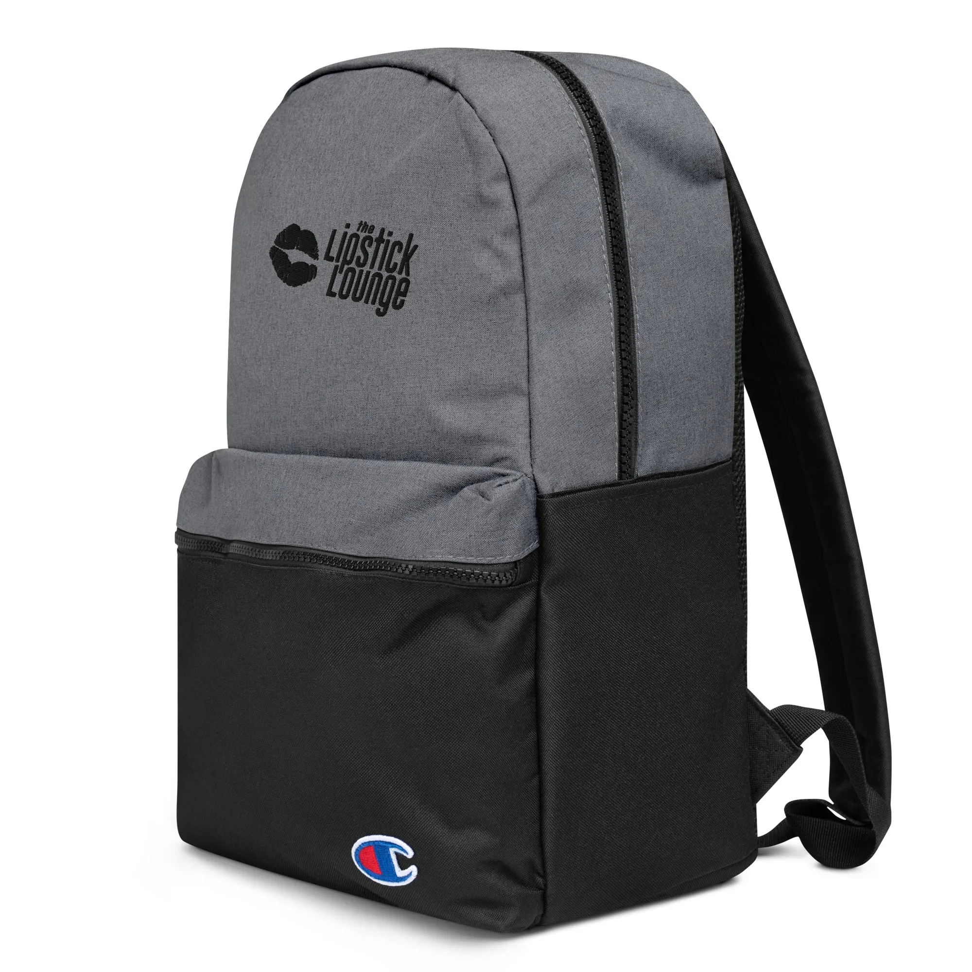 Lipstick Lounge Black Logo Champion Backpack