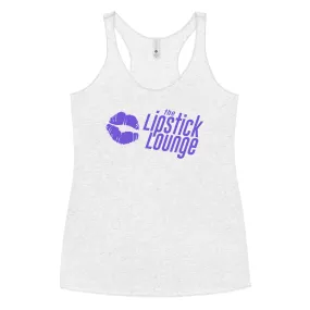 Lipstick Lounge Purple Logo Racerback Tank