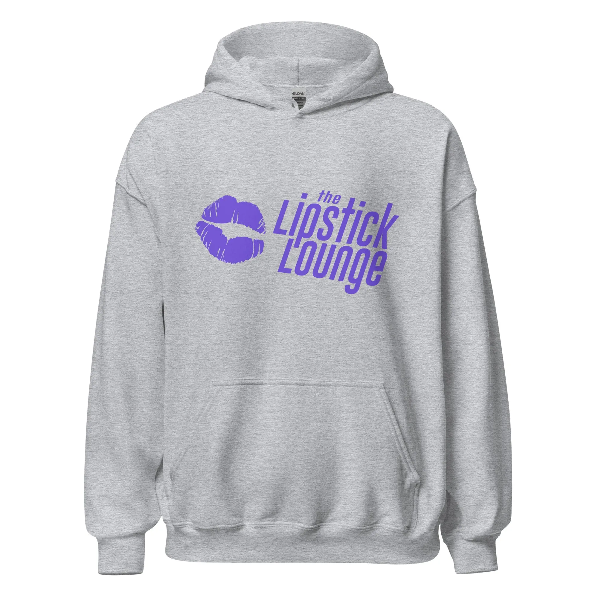 Lipstick Lounge Purple Logo Unisex Hoodie