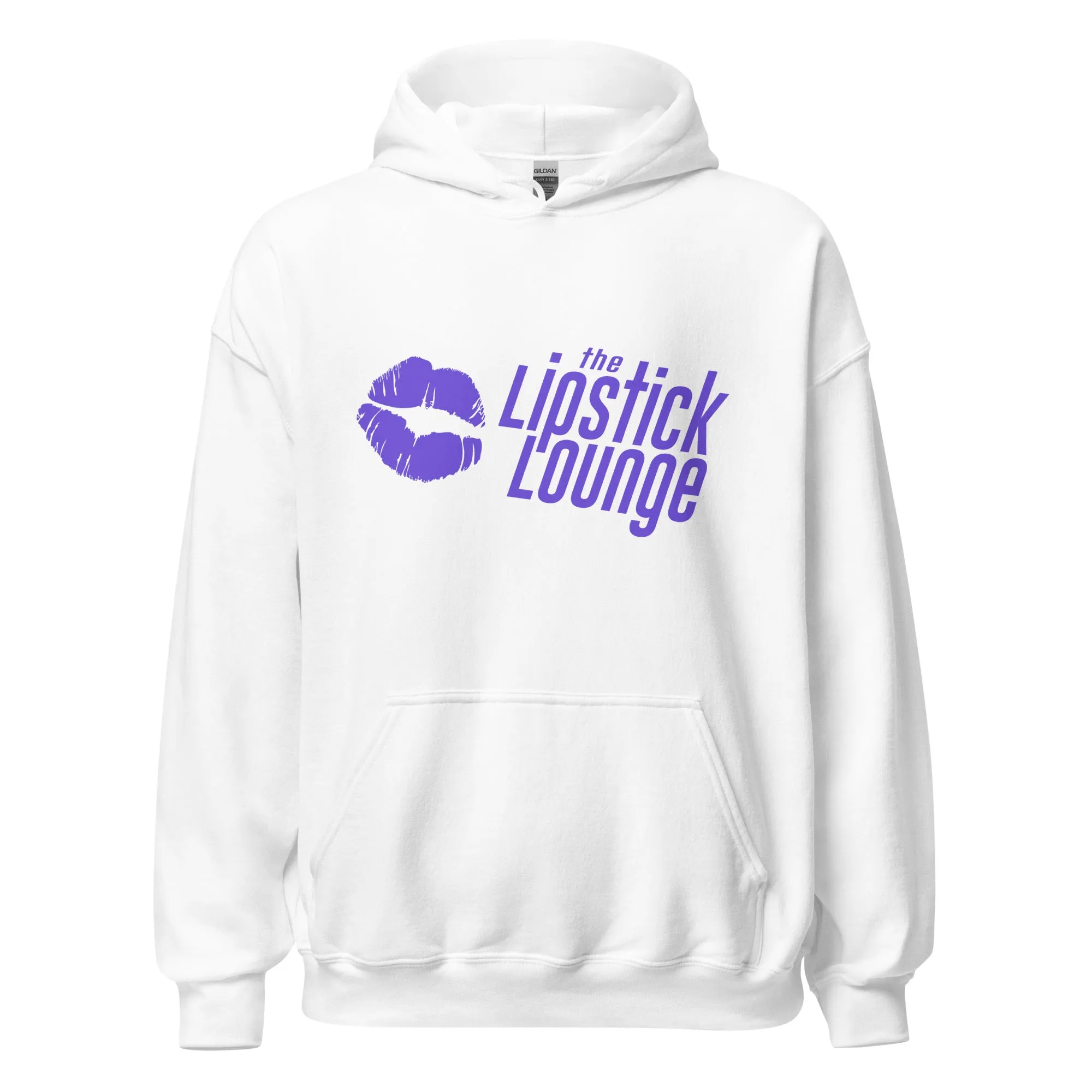 Lipstick Lounge Purple Logo Unisex Hoodie