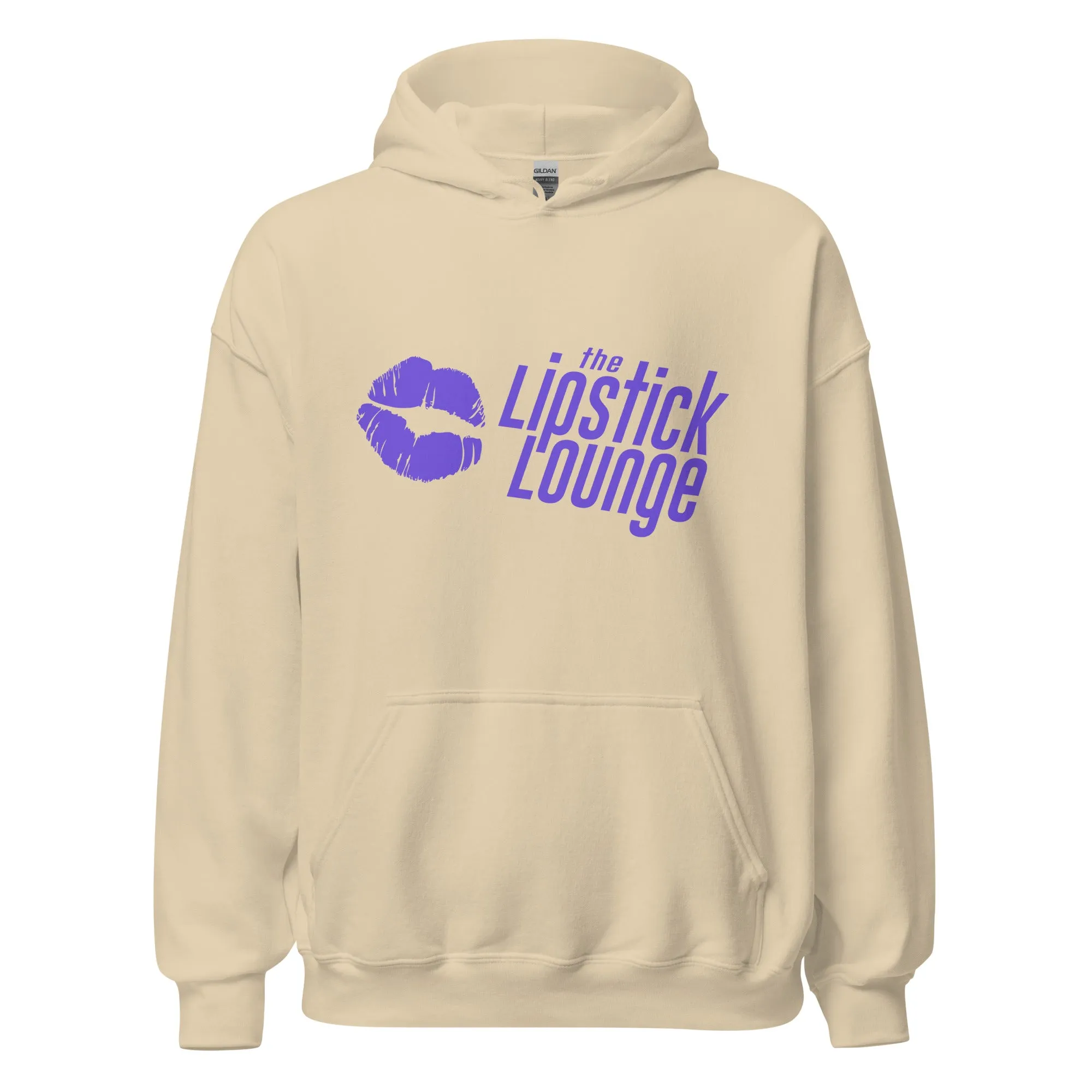 Lipstick Lounge Purple Logo Unisex Hoodie