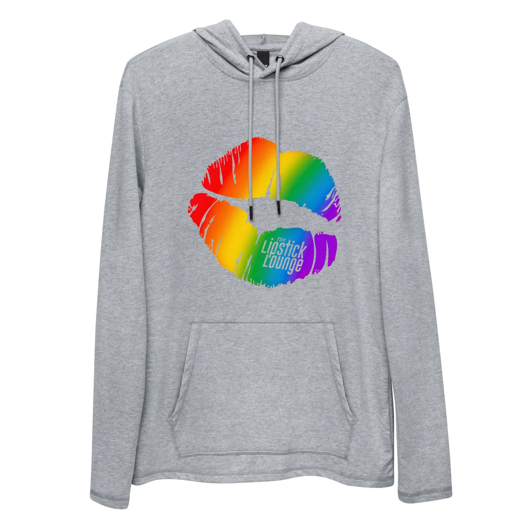 Lipstick Lounge Rainbow Logo Lightweight Hoodie