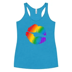 Lipstick Lounge Rainbow Racerback Tank