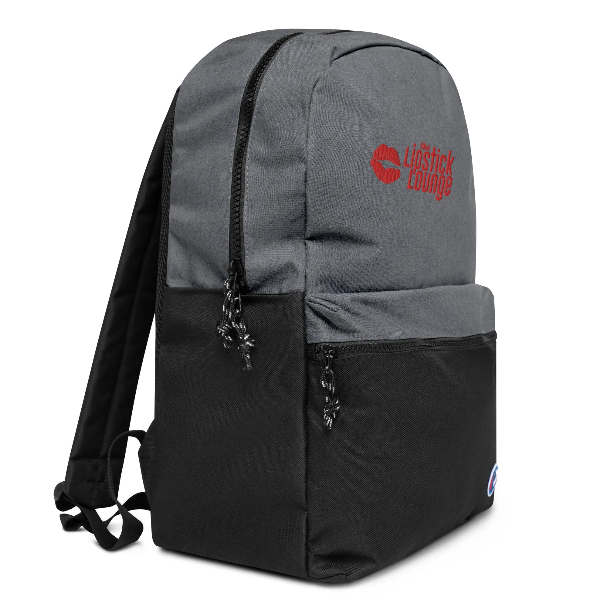Lipstick Lounge Red Logo Champion Backpack