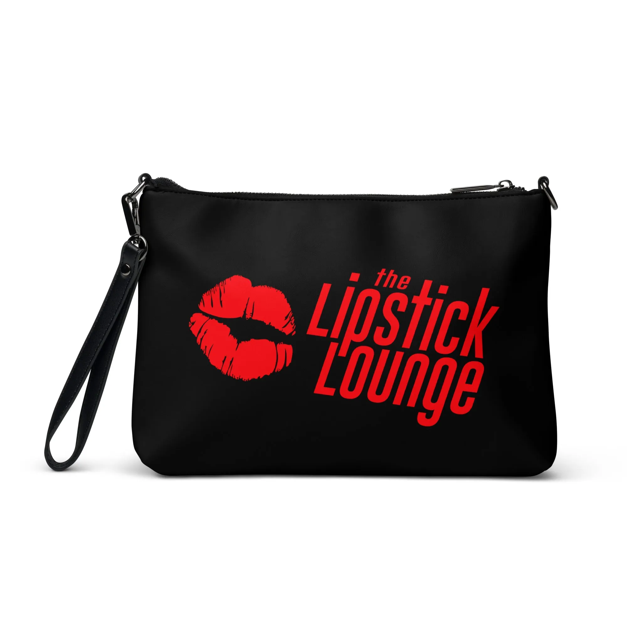 Lipstick Lounge Red Logo Crossbody Bag