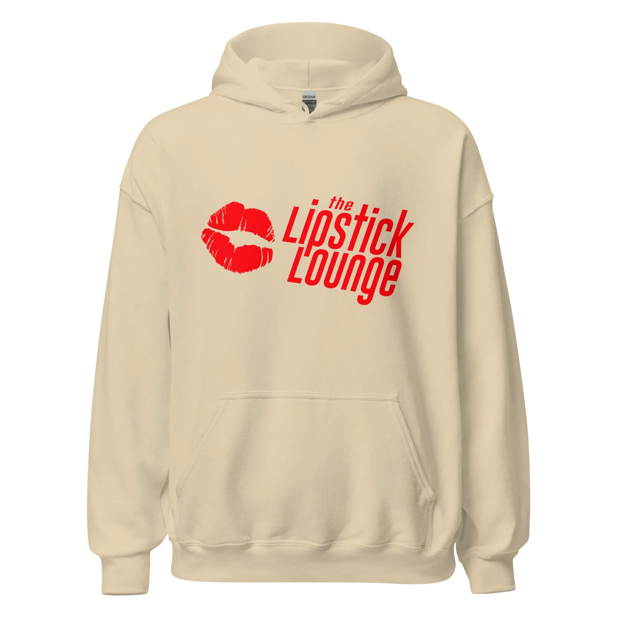 Lipstick Lounge Red Logo Unisex Hoodie