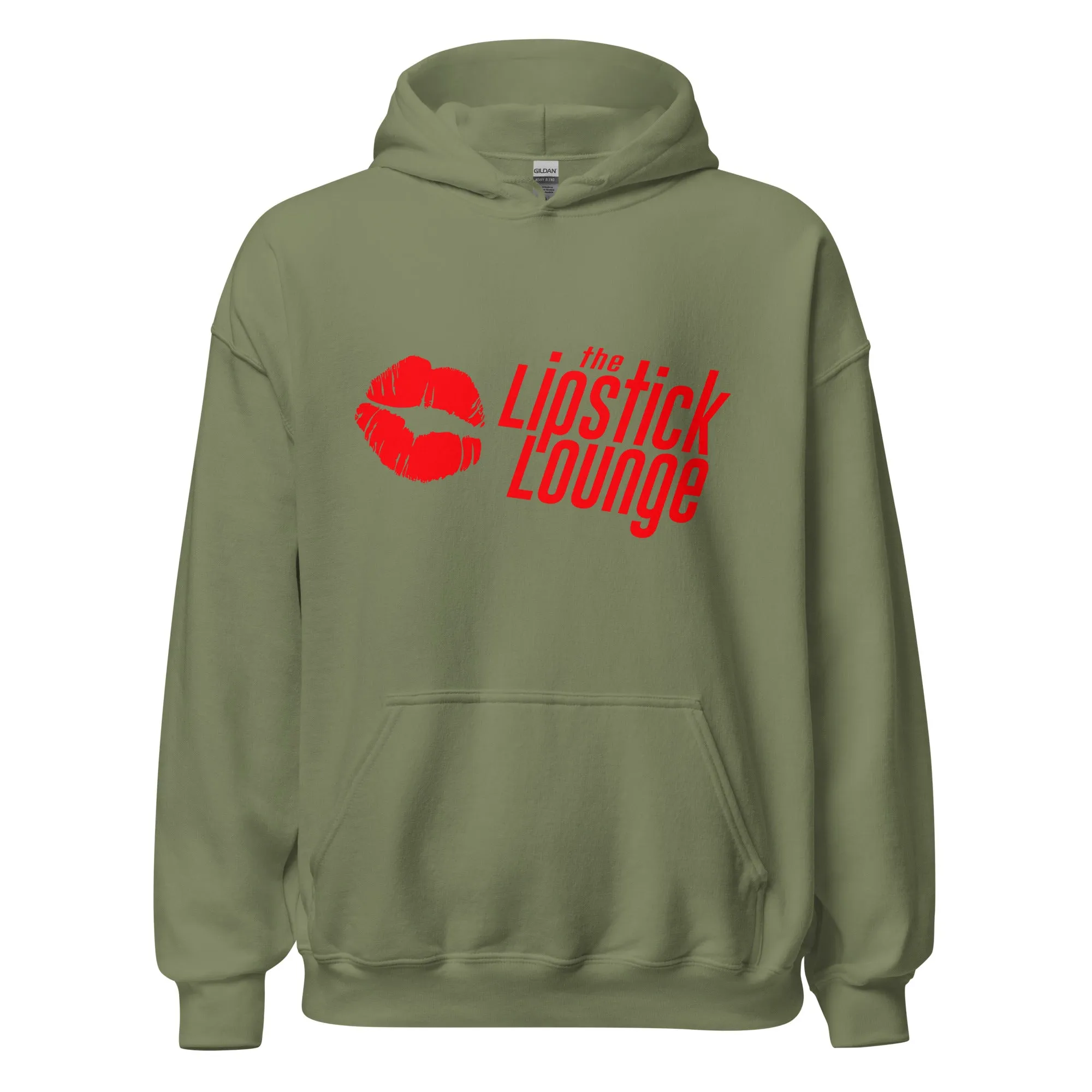 Lipstick Lounge Red Logo Unisex Hoodie