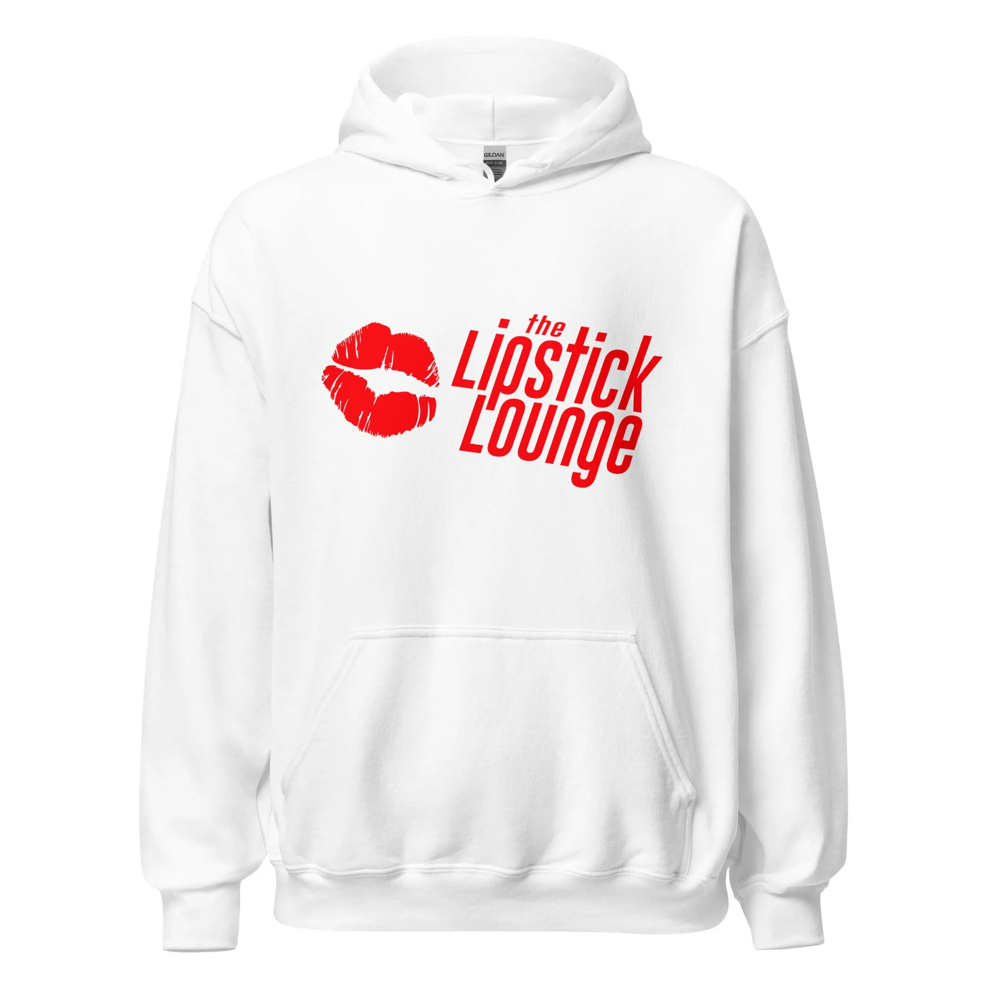 Lipstick Lounge Red Logo Unisex Hoodie