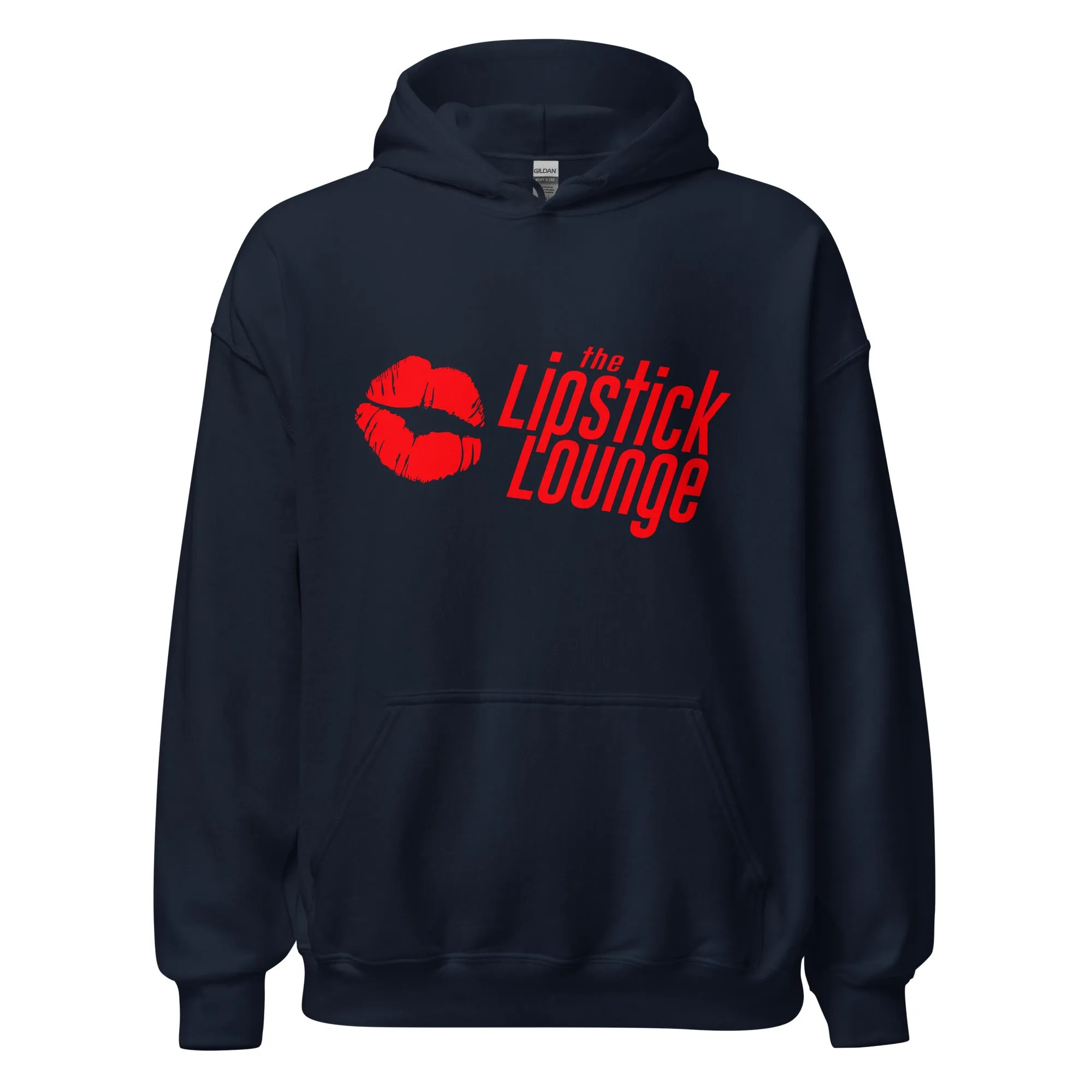Lipstick Lounge Red Logo Unisex Hoodie