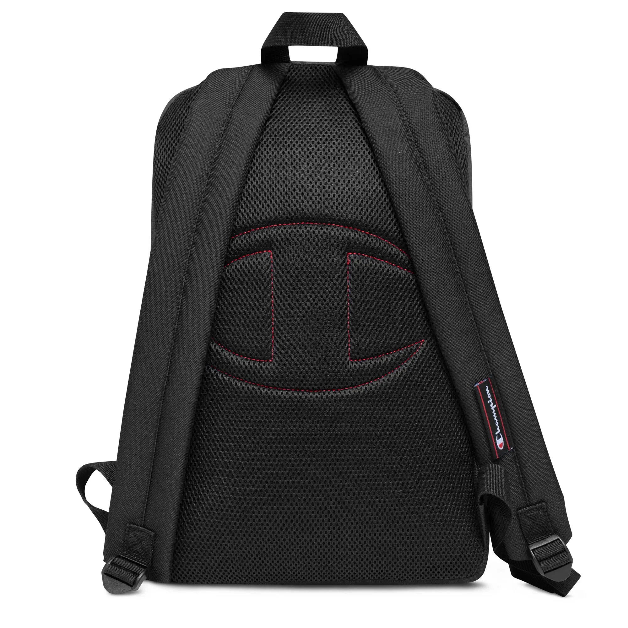 Lipstick Lounge White Logo Champion Backpack