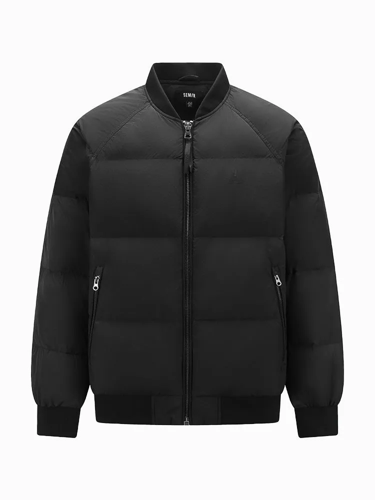 Men's short light down jacket