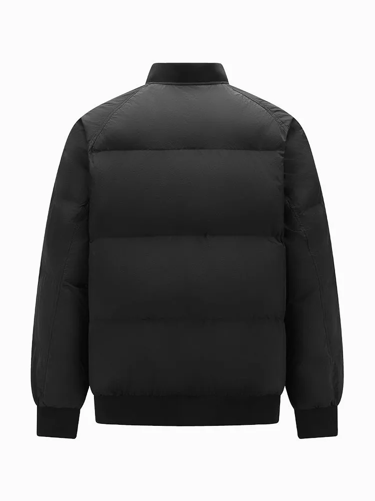 Men's short light down jacket