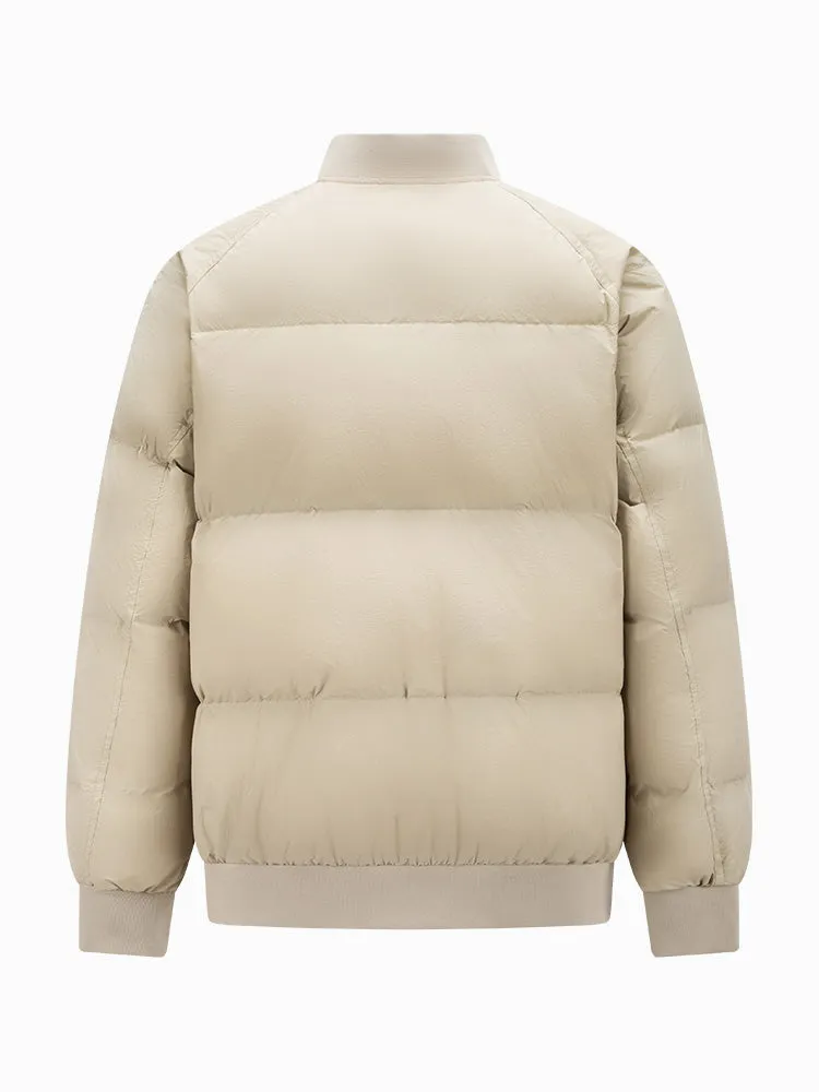 Men's short light down jacket
