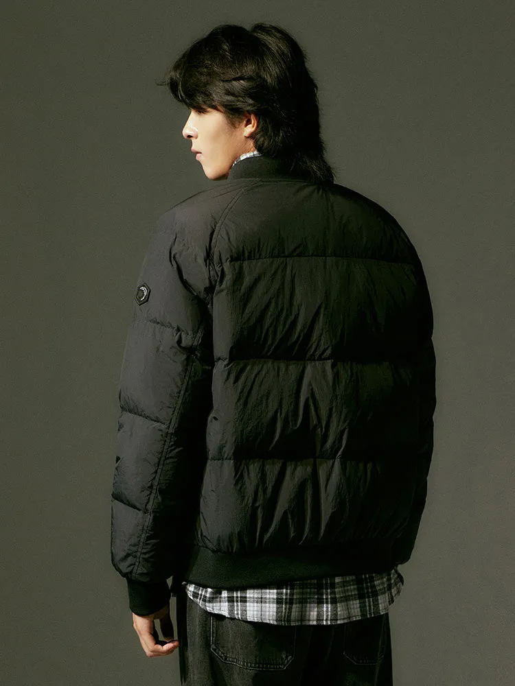 Men's short light down jacket