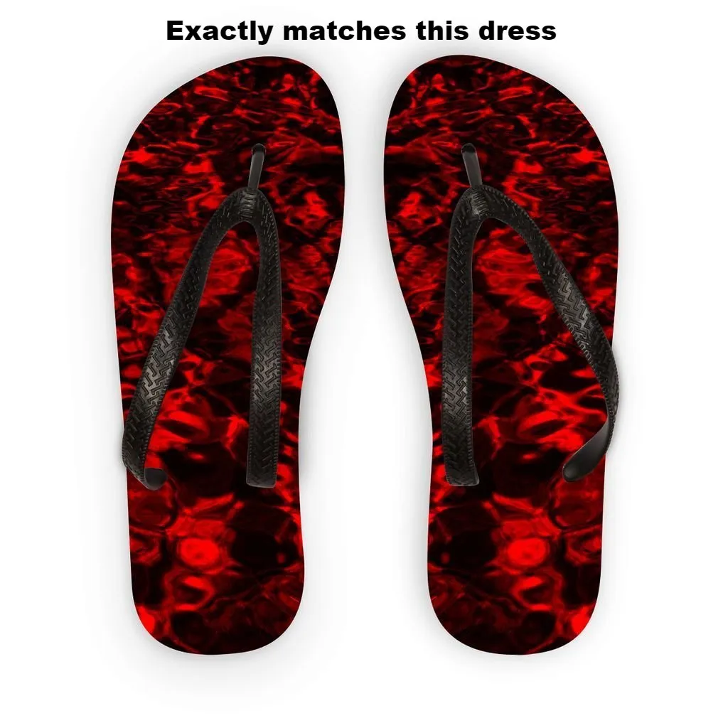 Mermaid Spandex Dress - STYLE Bodycon - COLOR Dark Red Water