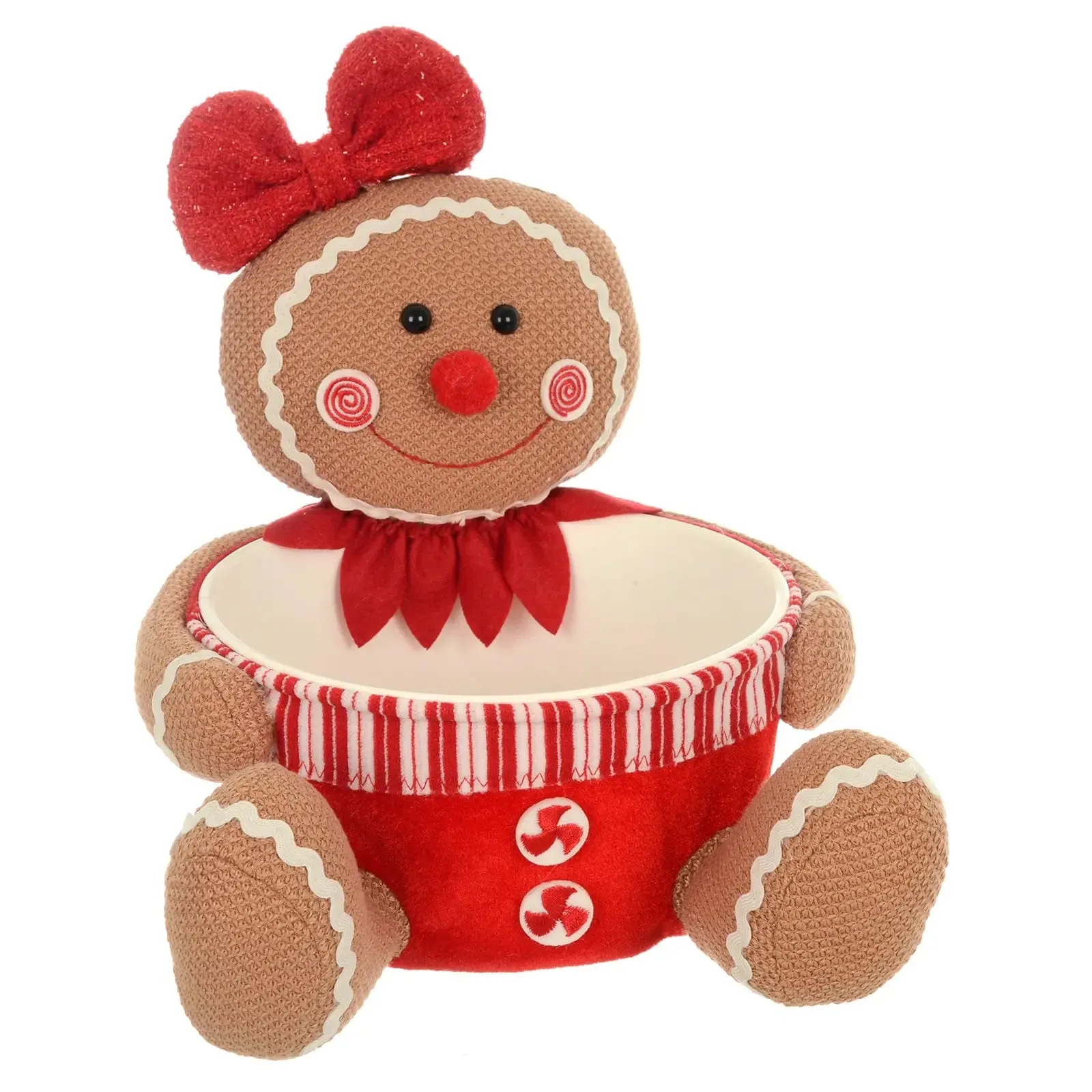 Mr Crimbo Gingerbread Figure Christmas Candy Holder Treats 27cm