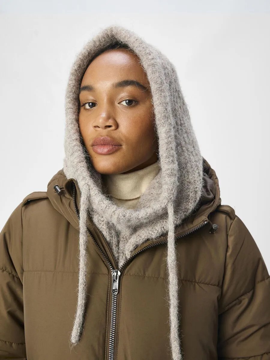 OBJMILU KNIT BALACLAVA | HUMUS