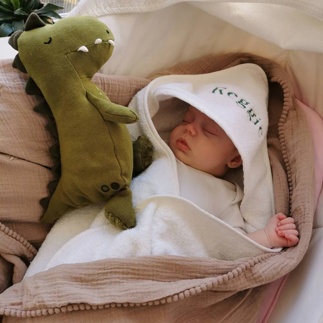 Personalised Enchanted Elephant Luxury Baby Gifts Box Flower Bouquet