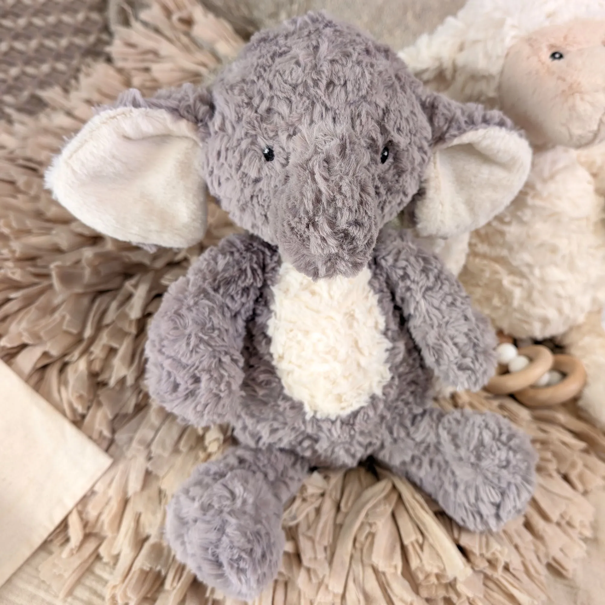 Personalised Enchanted Elephant Luxury Baby Gifts Box Flower Bouquet