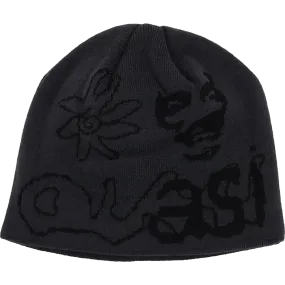 Quasi Stoneage Beanie- Charcoal Grey